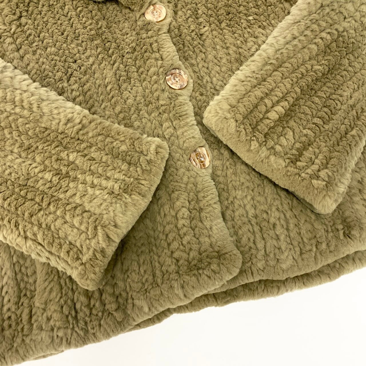 43d2 ビーバーヤーン 毛皮コート 毛皮ジャケット アウター Mサイズ グリーン 毛皮 レディース 女性用k02i