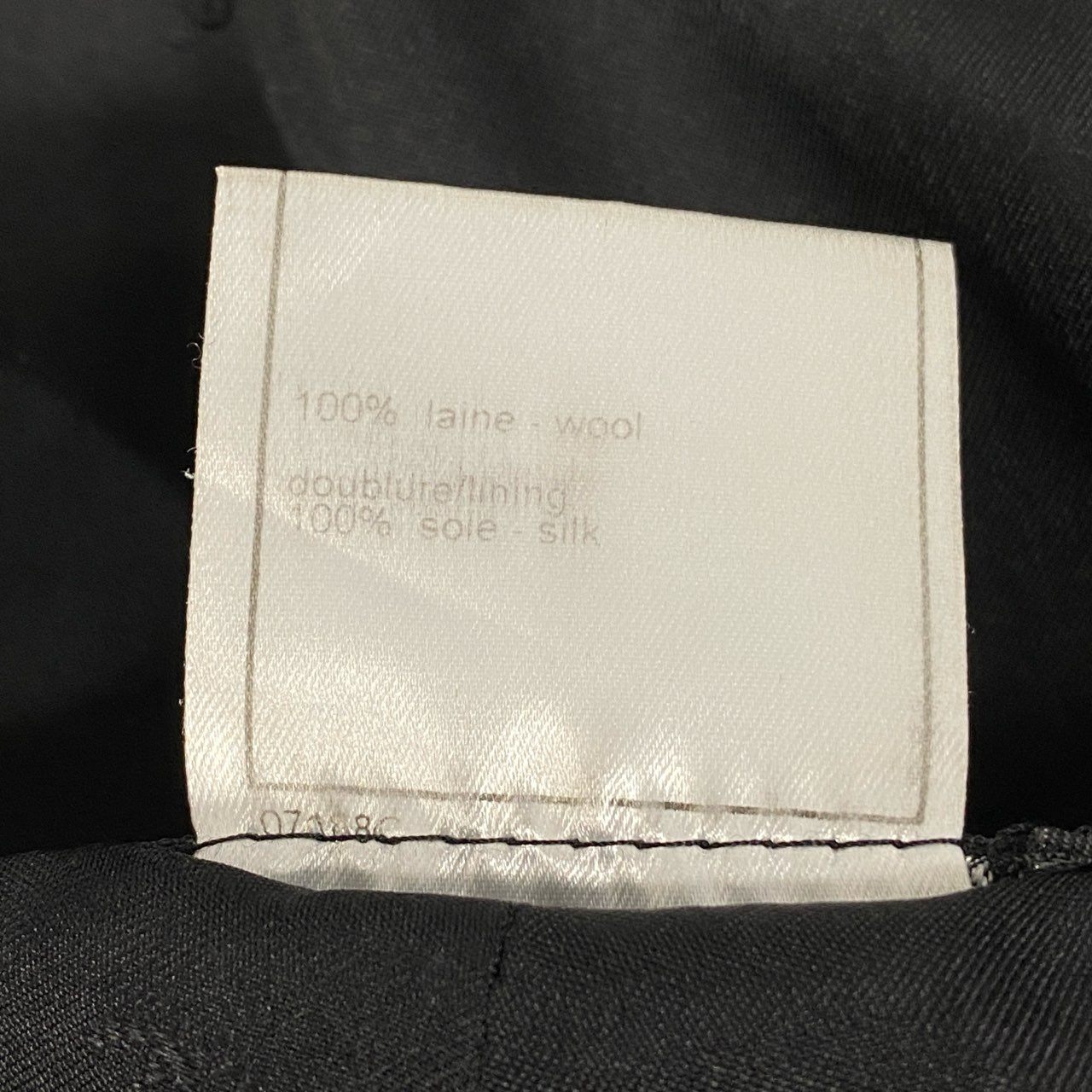 Ca15 CHANEL シャネル 1991年 P11193 スタイルアップ ジャケット パンツ セットアップサイズ36 ブラック レディースta1