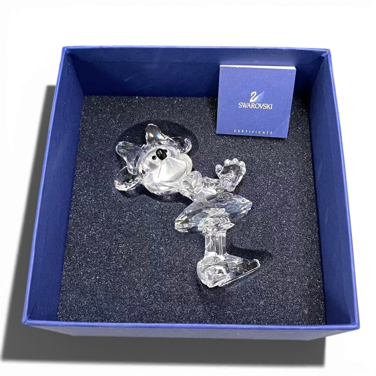 c23 SWAROVSKI スワロフスキー × Disney ディズニー ミニーマウス クリスタル オブジェ 置物 687436 タイトルプレートセット 835357t18r