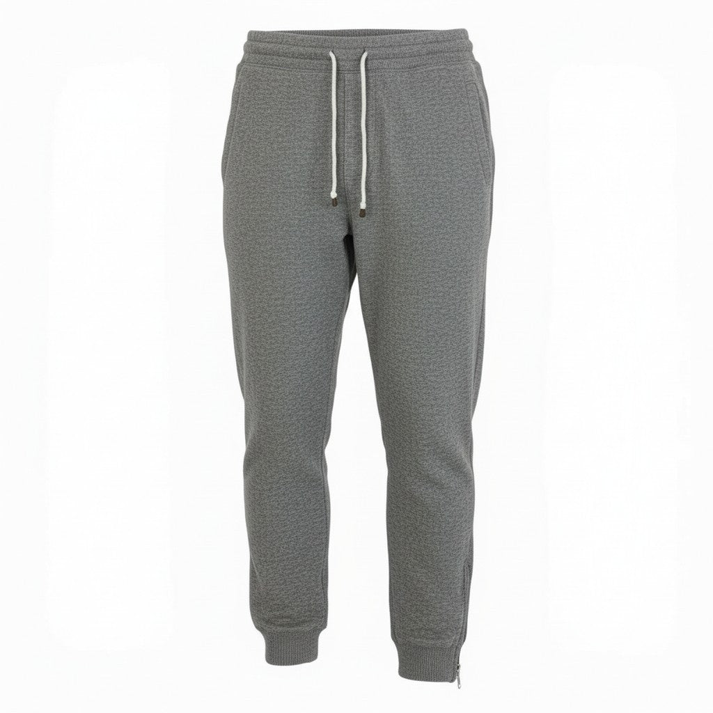 10a13 BRUNELLO CUCINELLI ブルネロクチネリ トラウザーズパンツ スウェットパンツ ウエストゴム カシミヤブレンド メンズ 紳士服 Mサイズ グレーu02t