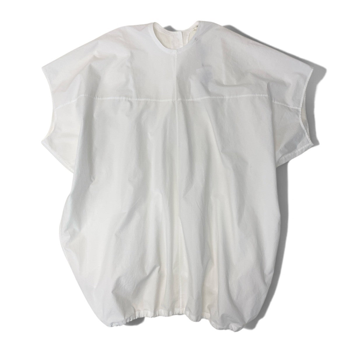 Eh10　《新品同様》 THE ROW ザロウ IVIO TOP チュニック トップス 8103 W2517 XS ホワイト コットン 定価24万円u02t