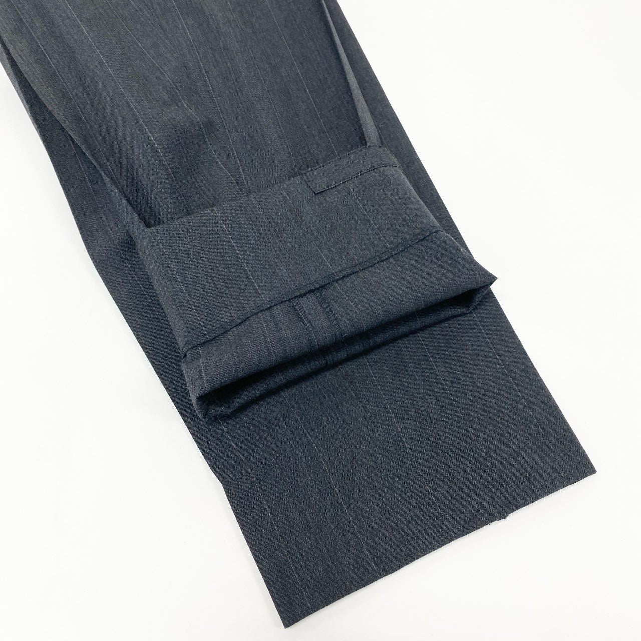 6k1 COMME des GARCONS HOMME コムデギャルソンオム 田中オム セットアップスーツ ストライプスーツ ダブルブレスト 背抜き フォーマル メンズ 紳士服 AD1992  M グレー ウール100％o07t