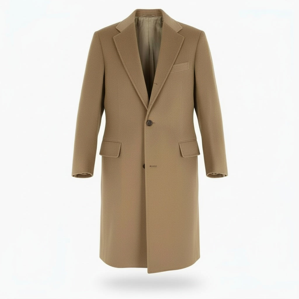 30a9 TOMORROWLAND トゥモローランド Loro Piana ロロピアーナ生地 カシミヤブレンド チェスターコート サイズ46 ベージュ CASHMERE ビジネスt18r