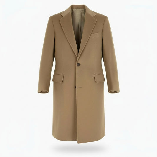 30a9 TOMORROWLAND トゥモローランド Loro Piana ロロピアーナ生地 カシミヤブレンド チェスターコート サイズ46 ベージュ CASHMERE ビジネスt18r