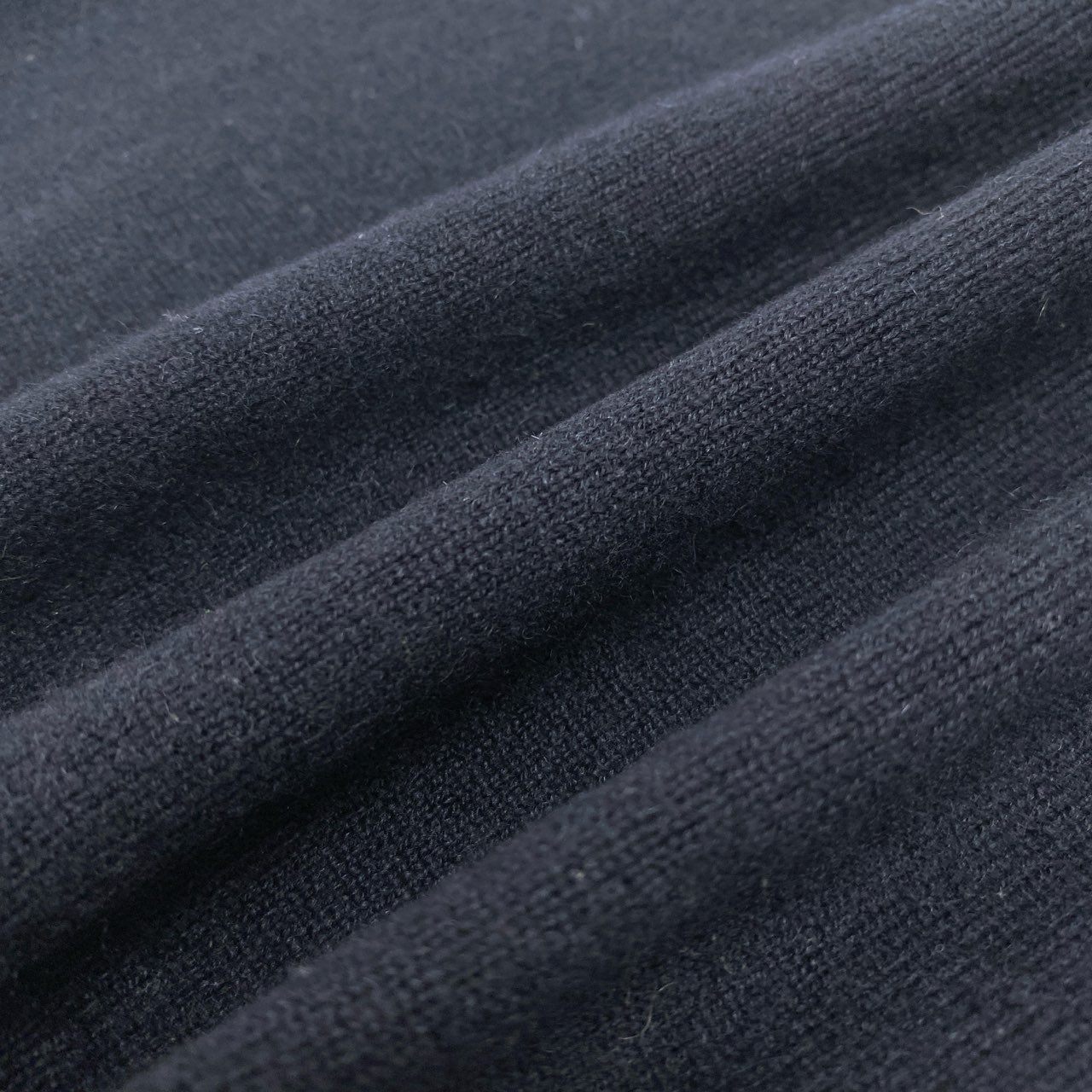 52k23 Lolo Piana ロロピアーナ ニットセーター クルーネック ロングスリーブ ボーダー イタリア製 レディース 42 ネイビー ホワイトu02t