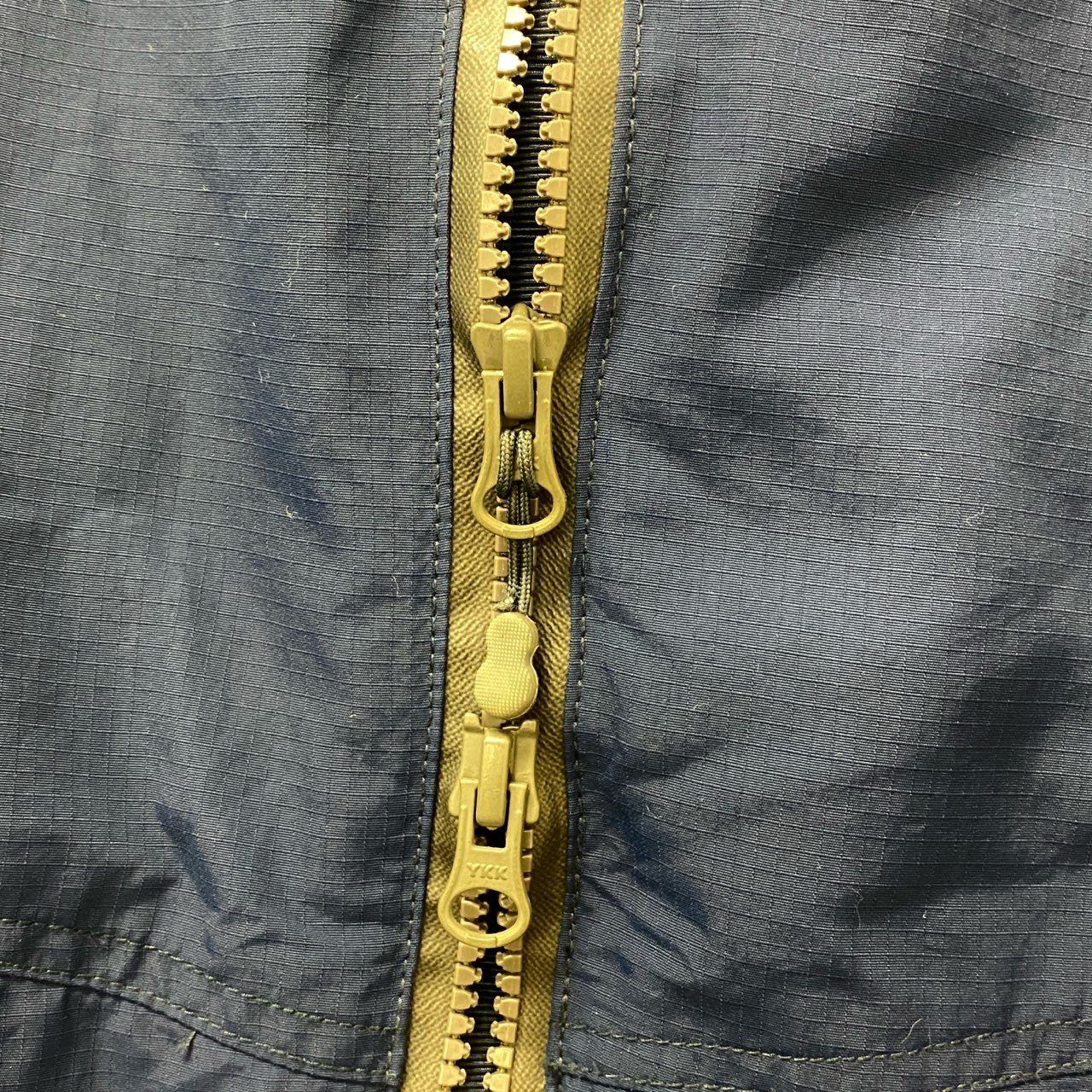 23c16 NATAL DESIGN ネイタルデザイン エンハンスドフーディー ダウンジャケット アウター Mサイズ ブルー ナイロン100％ メンズ 男性用o07t