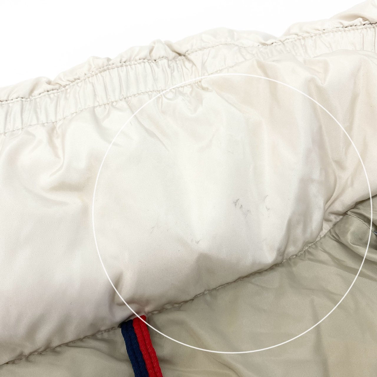 9a27 MONCLER モンクレール ALOUETTE アルエット ダウンジャケット サイズ00 ホワイト 鑑定済 D20934638505 ベルト付t18r