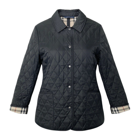 11i30 BURBERRY LONDON バーバリー ノバチェック キルティングジャケット ブラック Nova Check Quilting Jackett18r