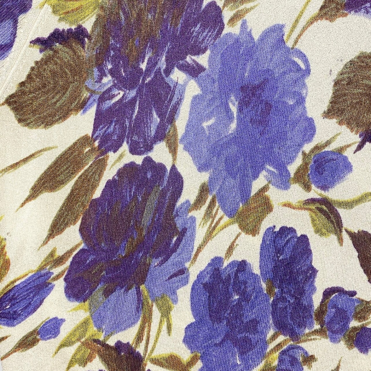 40f15 Blumarine ブルマリン フラワープリント ニットセーター 花柄 薄手 ロングスリーブ マルチカラー レディース女性服o07t