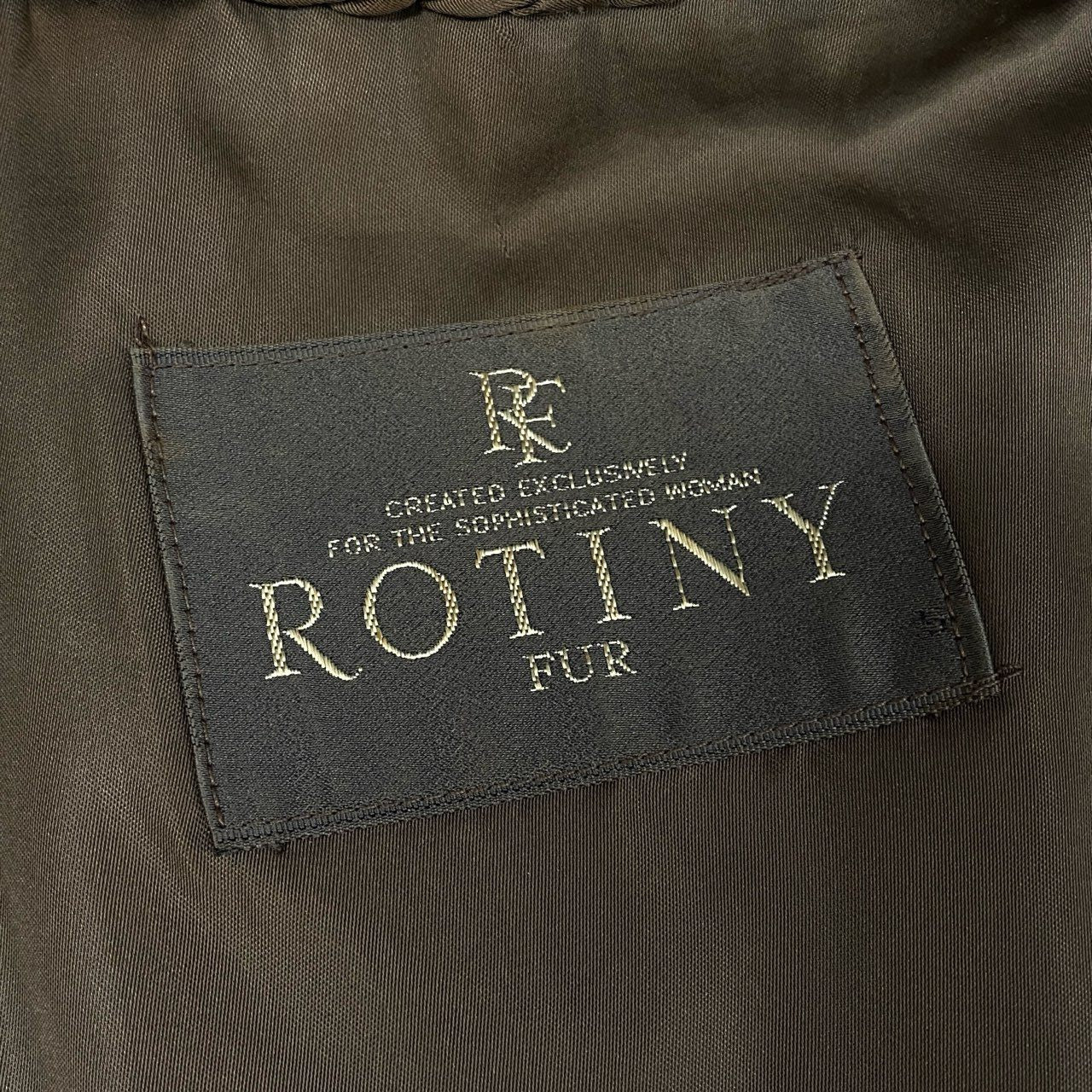 36a16 ROTINY ロティニー パステルミンク ミンクコート 毛皮コート 9 ライトブラウン ミンクファーt18r