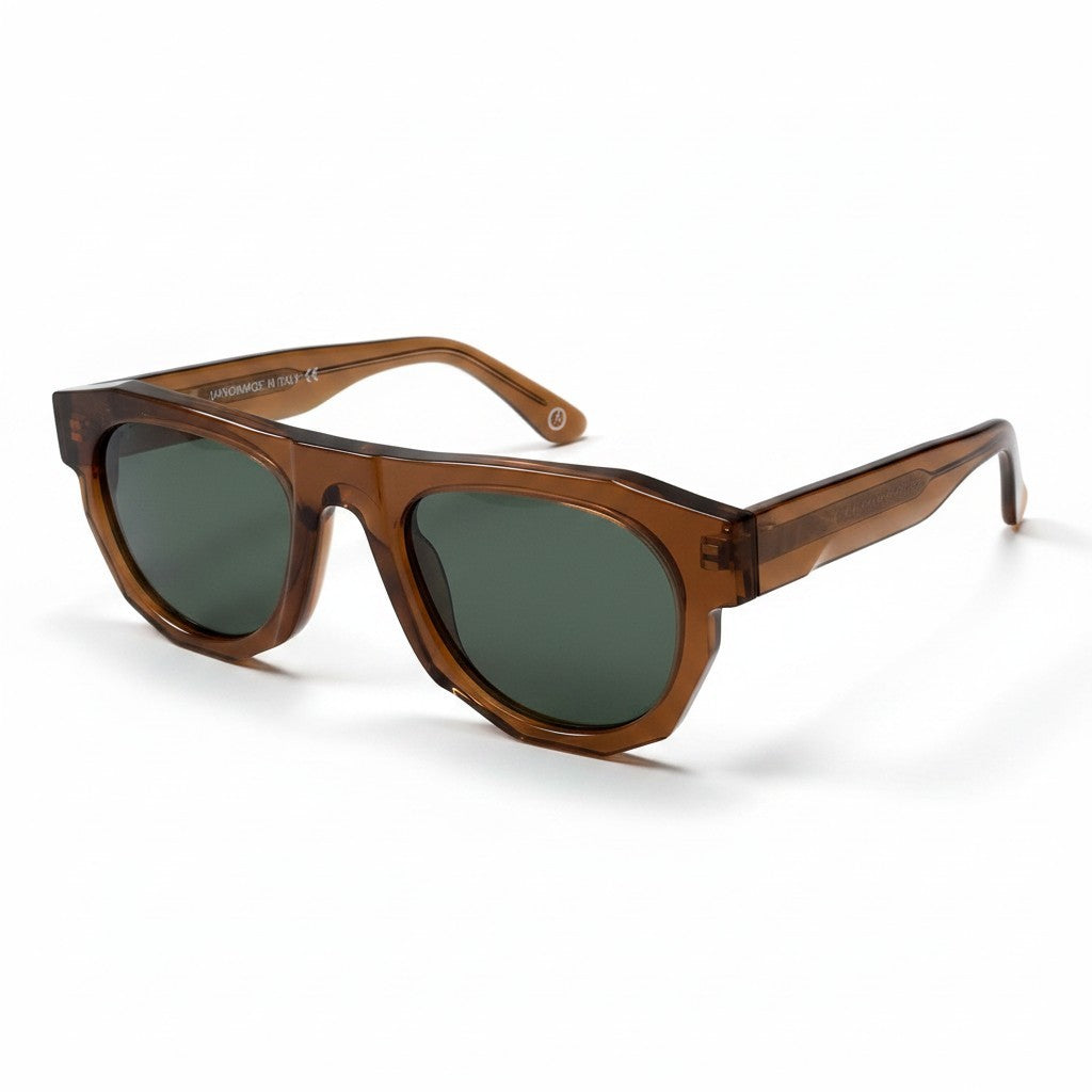 e4 OPHY オフィ EYEWEAR VESSEL アイウェア サングラス フルリム カラーレンズ 52□22 145 クリアブラウン メンズ 紳士用k02i