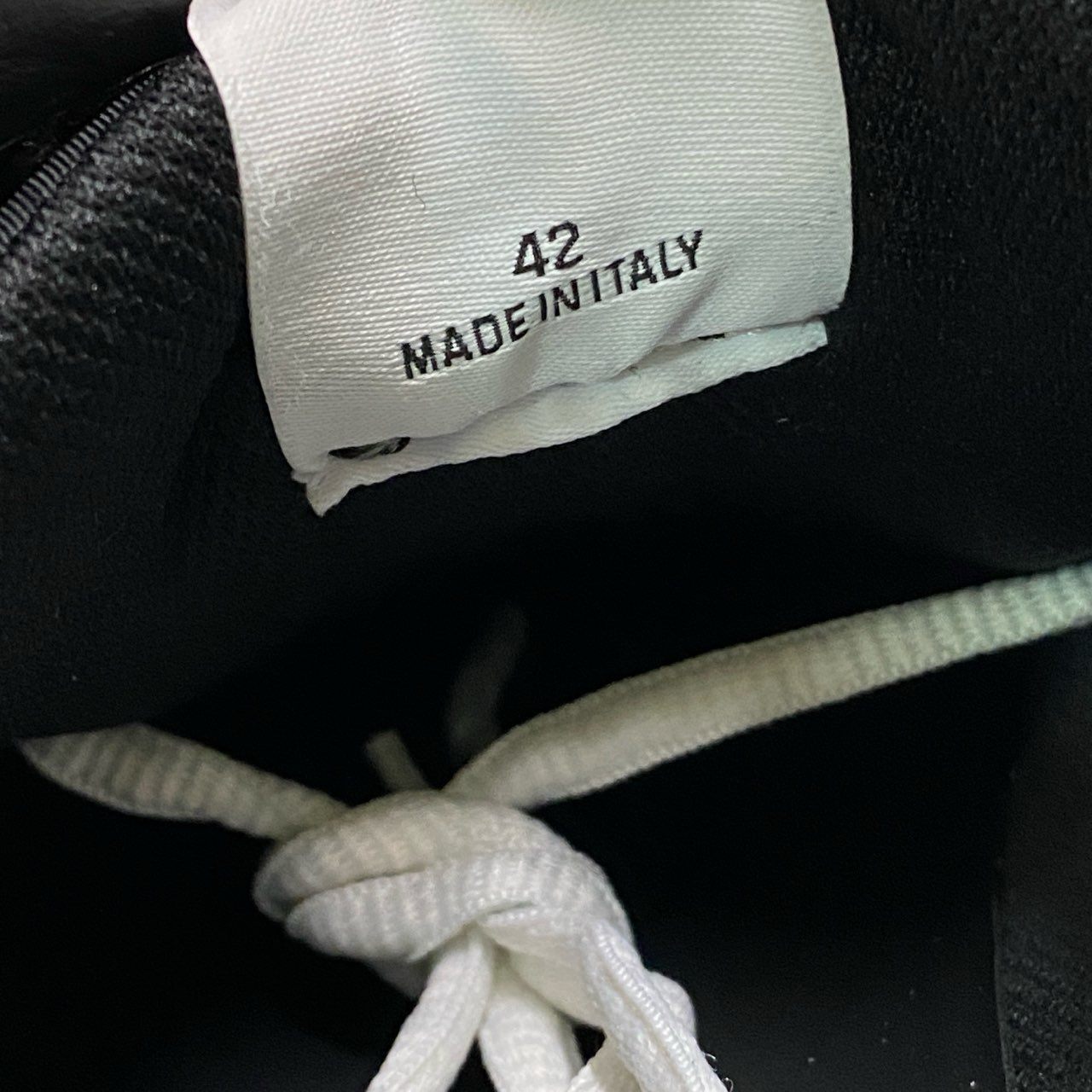 1k26 DSQUARED2 ディースクエアード RUN DS2 ローカットスニーカー  メンズ 紳士靴 シューズ SNM0320 01606725 イタリア製 42 ブラック ホワイト ナイロン カーフレザーu02t