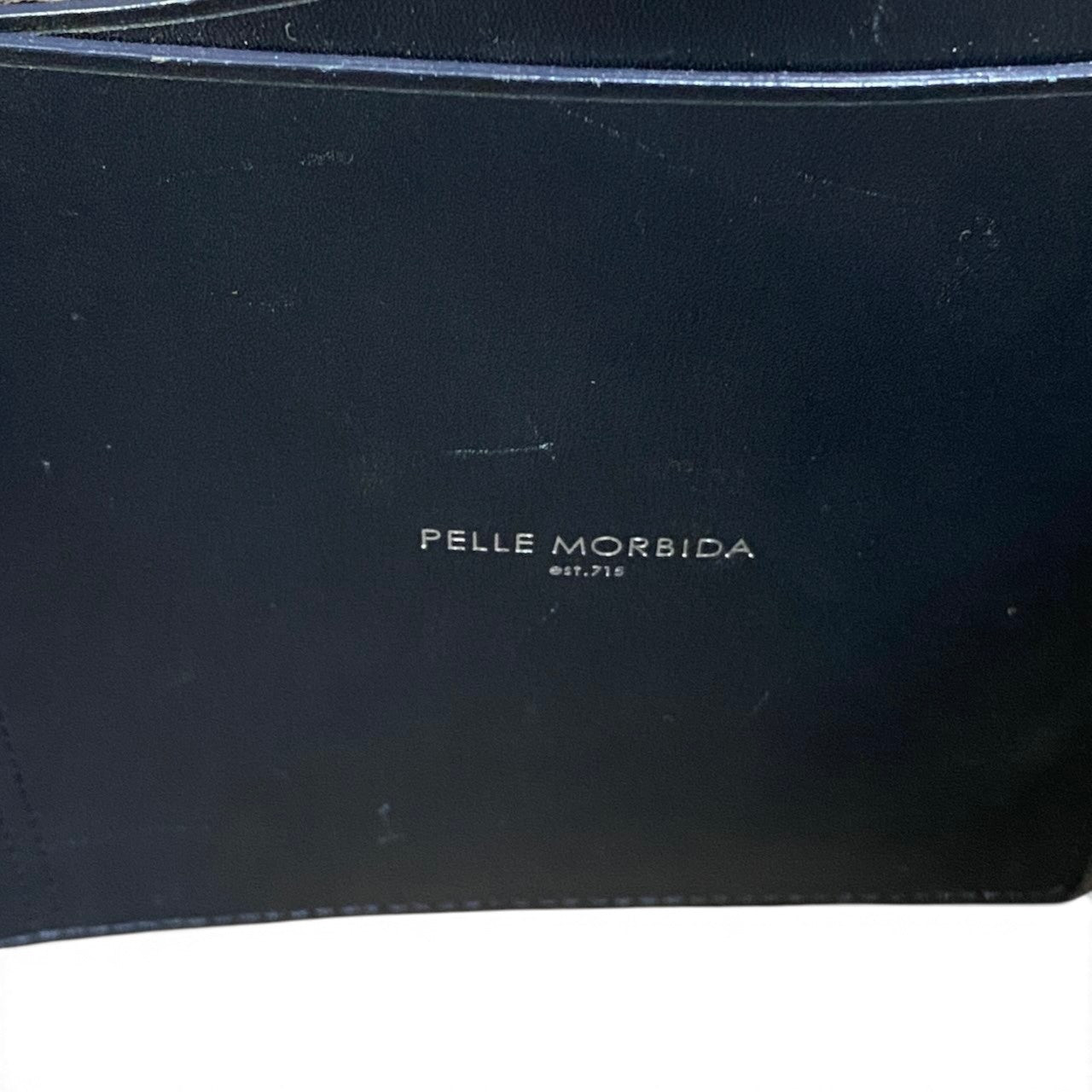 Bi10 PELLE MORBIDA ペッレモルビダ レザートートバッグ ダークネイビー レザー 大容量 ビジネスバッグ A3収納可t18r