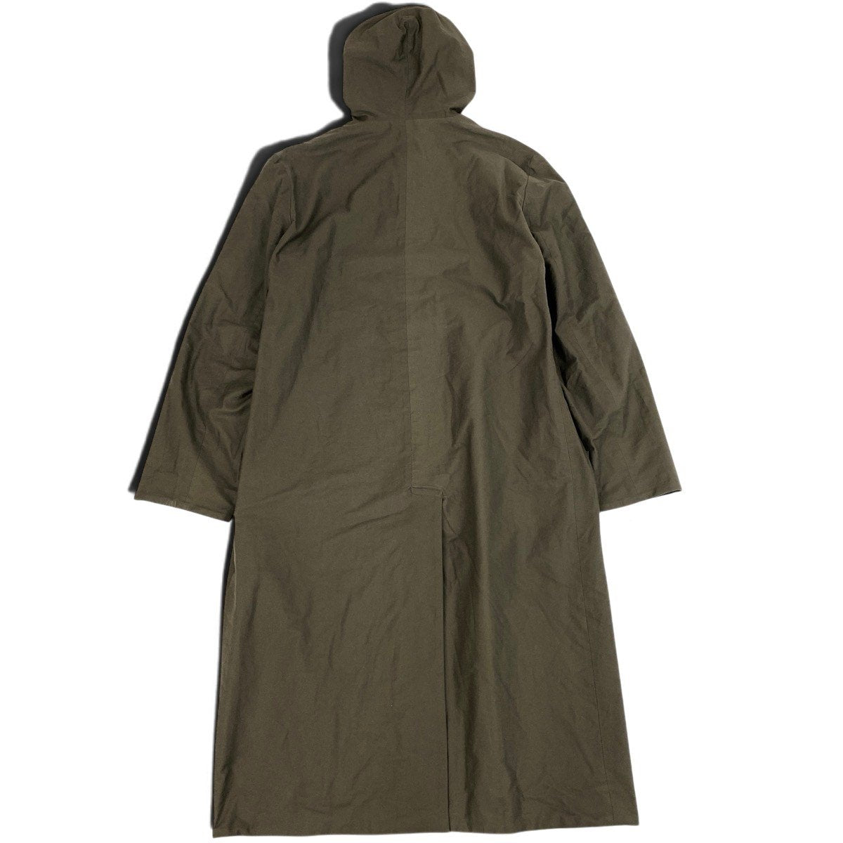 Ah6 Y's BANG ON! ワイズ バングオン YOHJI YAMAMOTO ジップアップコート ロングコート リバーシブルコート フード付き 2way YA-C90-802 2 カーキ 綿100％ メンズ 男性用o07t