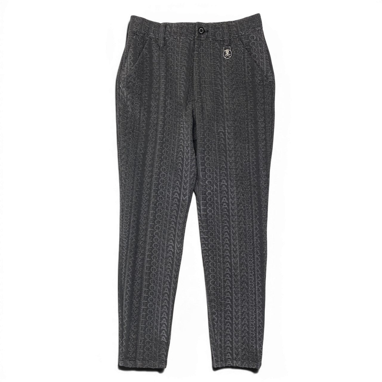 29e7 MARK＆LONA マークアンドロナ モノグラムパンツ ゴルフウェア golf ロングストレッチ素材 MLM-1C-AT08 サイズ46 ダークグレー メンズ 紳士服u02t