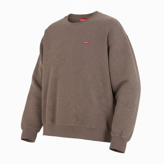 78a19 Supreme シュプリーム 23aw Small Box Crewneck スモール ボックス クルーネック スウェット 裏起毛 トレーナー メンズ XL ヘザーモーブu02t