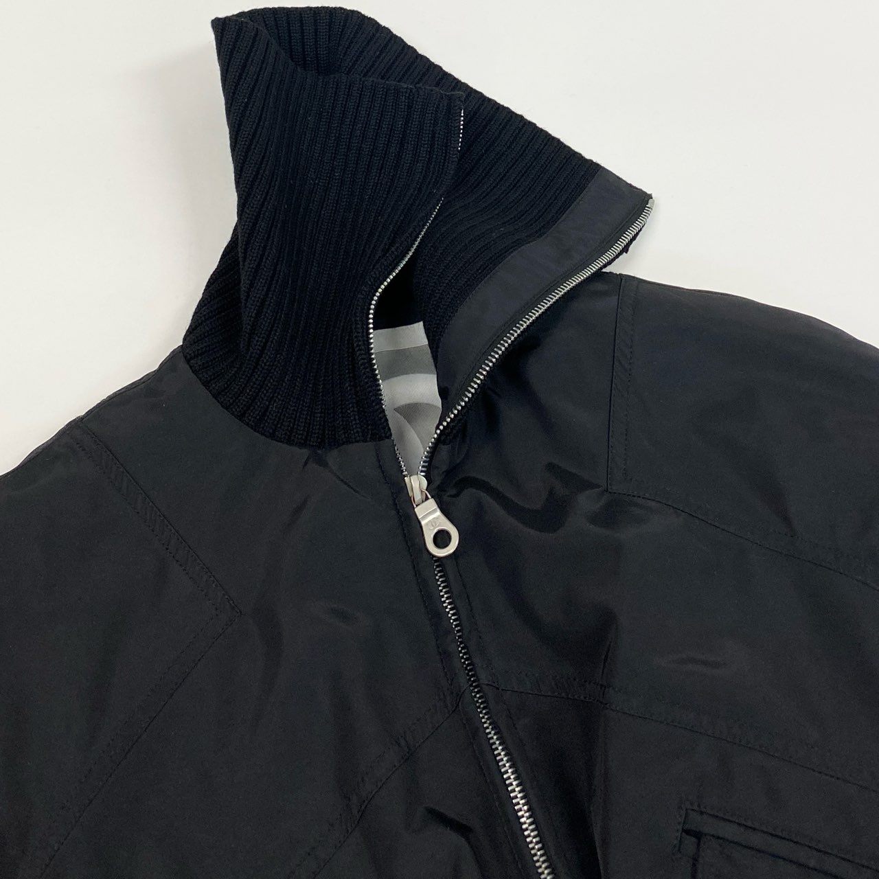 Cb19 CHANEL SPORT シャネル スポーツ 2002年 02A 94305 ココマークロゴ ショートジャケット ブルゾン サイズ40 ブラック レディース ヴィンテージta1