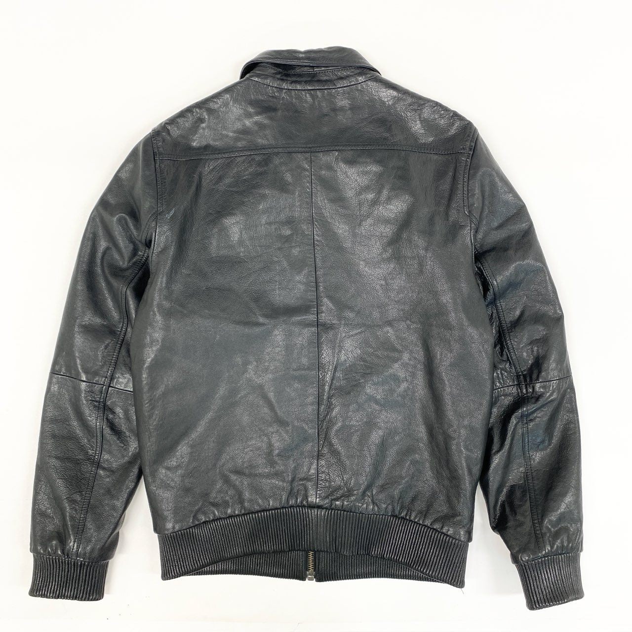 10i16 nudie jeans ヌーディージーンズ G-1 レザージャケット シングルライダース サイズL ブラック 牛革 メンズu02t