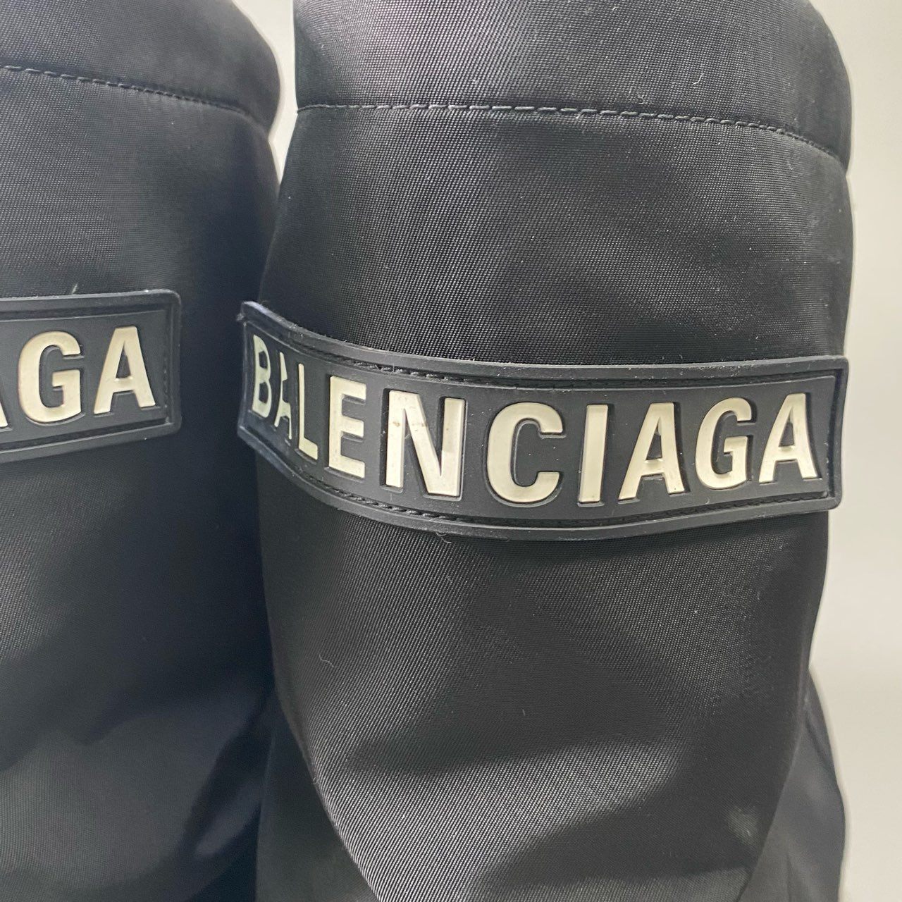 6i18 BALENCIAGA バレンシアガ Alaska Boots アラスカブーツ 39/40 ブラック プラットフォーム 箱 保存袋有 SKIWEAR スノーブーツ シューズt18r