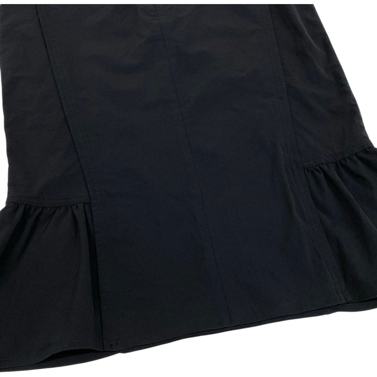 i19 E GUCCI グッチ 2004 トムフォード期 Y2K スカート イタリア製 ボトムス 42 ブラック ナイロン レディースo07t
