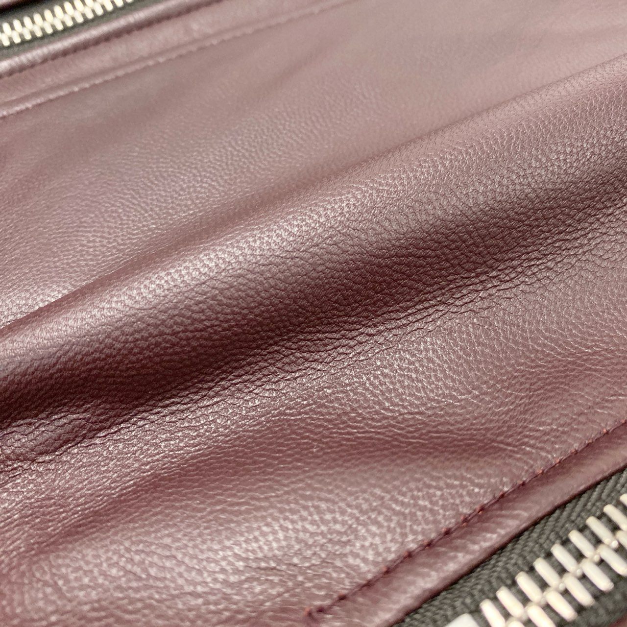60i29 《美品》定価￥94.600 PS Paul Smith ポールスミス ゴートレザー シングルライダース ジャケット 386NLB L ワインレッド 山羊革 SINGLE RIDERSt18r
