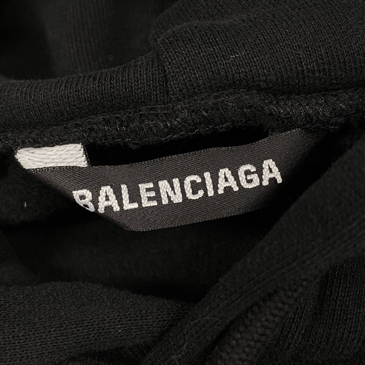 20a26 BALENCIAGA バレンシアガ プルオーバーフーディー DEFILE デフィレ パーカー 641679 TJVE5 Mサイズ ブラック コットン100％ メンズ 男性用o07t