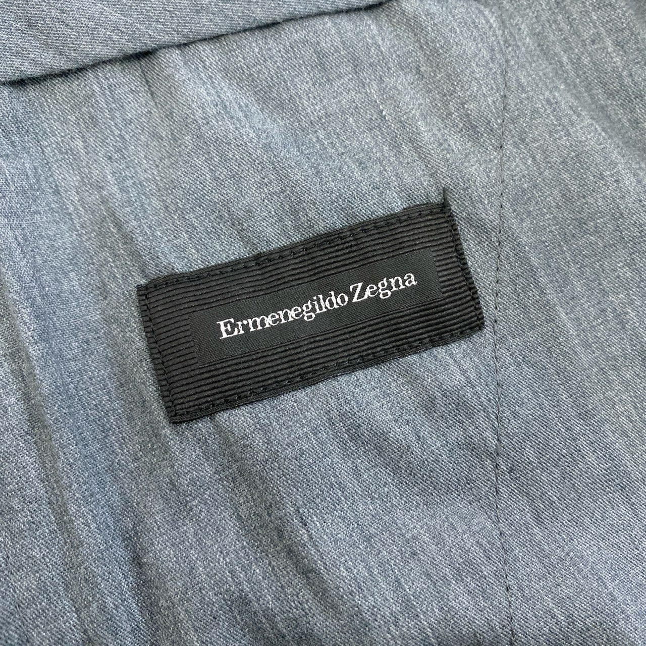11i16 Ermenegildo Zegna エルメネジルドゼニア トラウザーズパンツ スラックスパンツ ボトムス 46 ブラック ストレッチ素材 メンズu02t