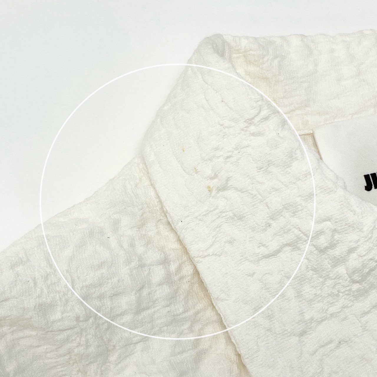 76a28 JIL SANDER ジルサンダー 24SS ダブルジップジャケット シャツジャケット アウター J02DL0174 J20138 34サイズ ホワイト レディースu02t