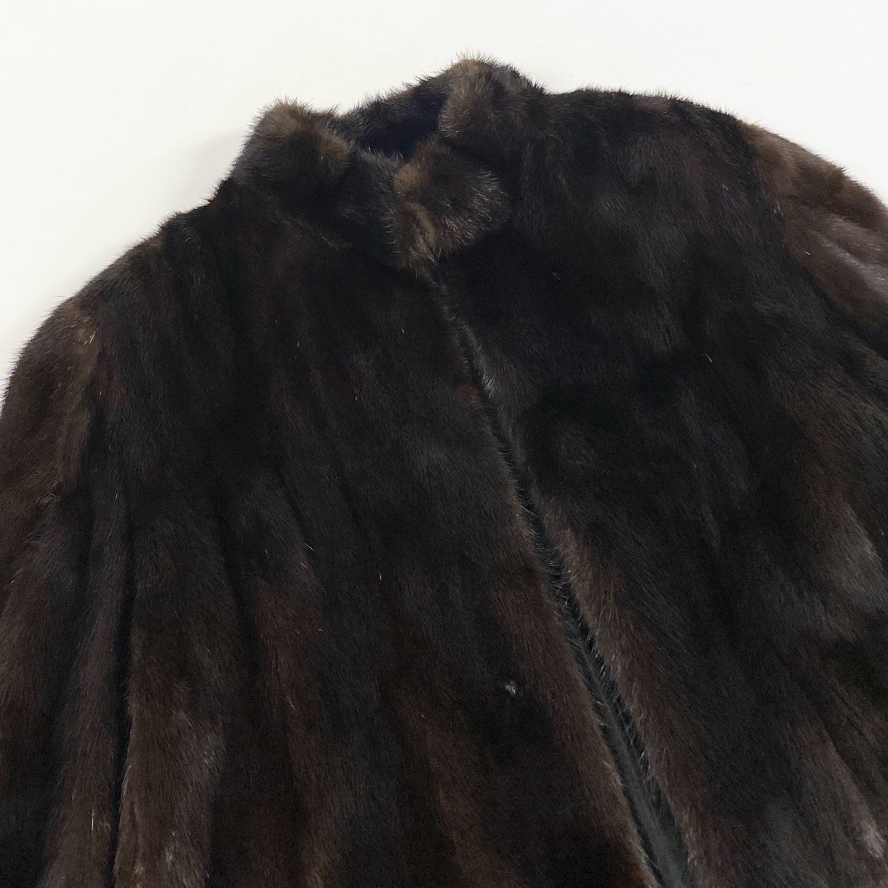 6a21 ANDRE CIGANER デミバフミンク ロングコート サイズF ブラウン 本毛皮 Mink Fur Long Coatt18r