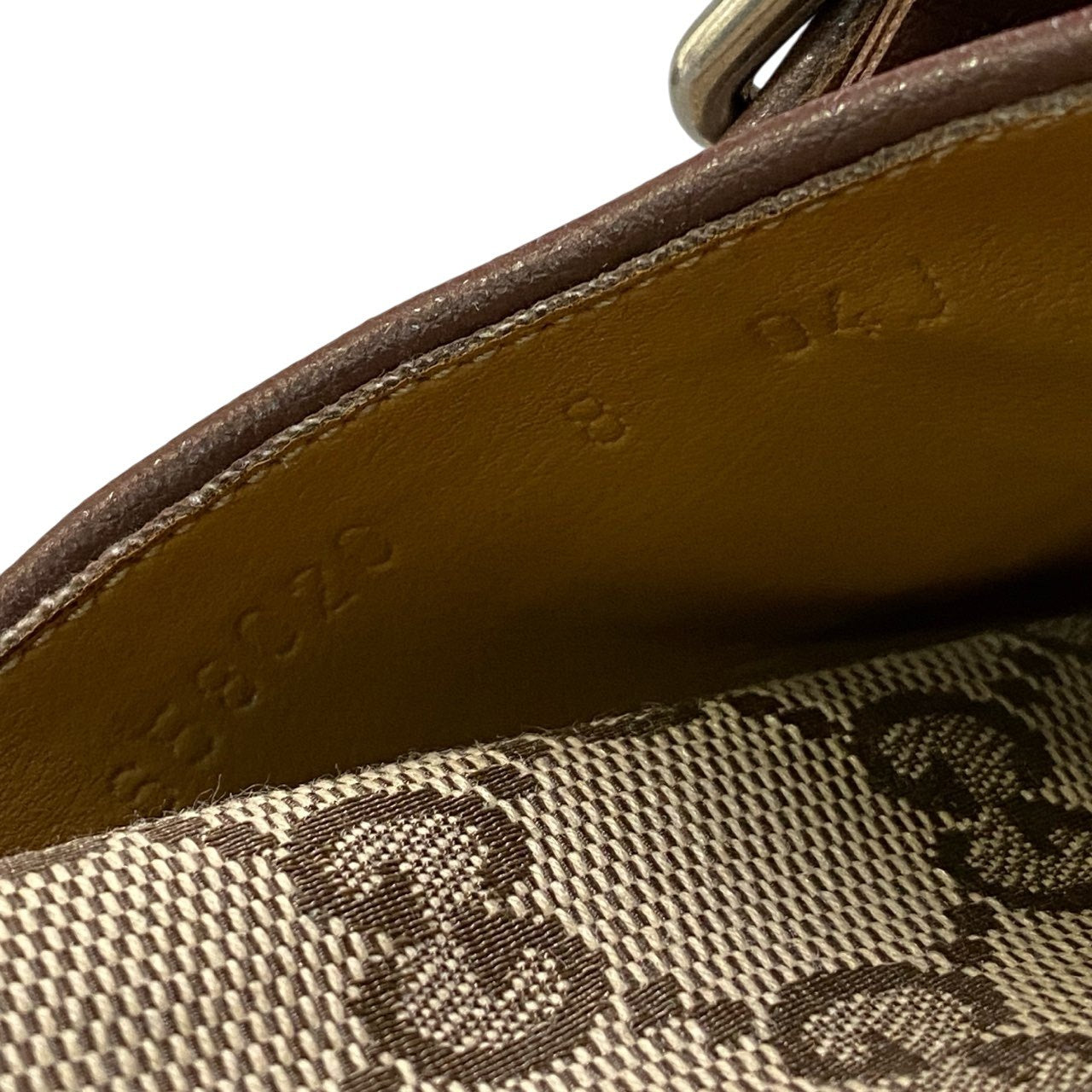 b13 GUCCI グッチ GGキャンバス スライドサンダル ベルトストラップ 8 ベージュ メンズta1