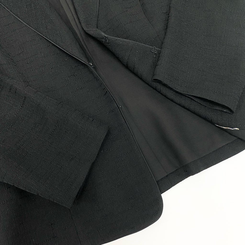 5a12 《美品》 Aquascutum OF LONDON アクアスキュータム アンサンブルワンピース ブラックフォーマル ドッキングワンピース ジャケット レディース 女性用 13 ブラックu02t