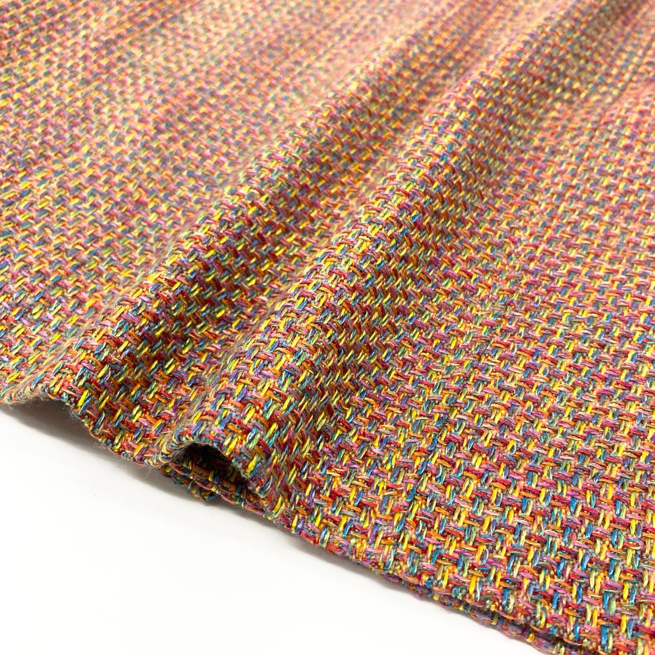 55k11 NINA RICCI Boutique ニナリッチ セットアップスカート ツイード生地 フランス製生地 ノーカラージャケット ひざ丈スカート レディース 女性用 11 マルチカラーu02t