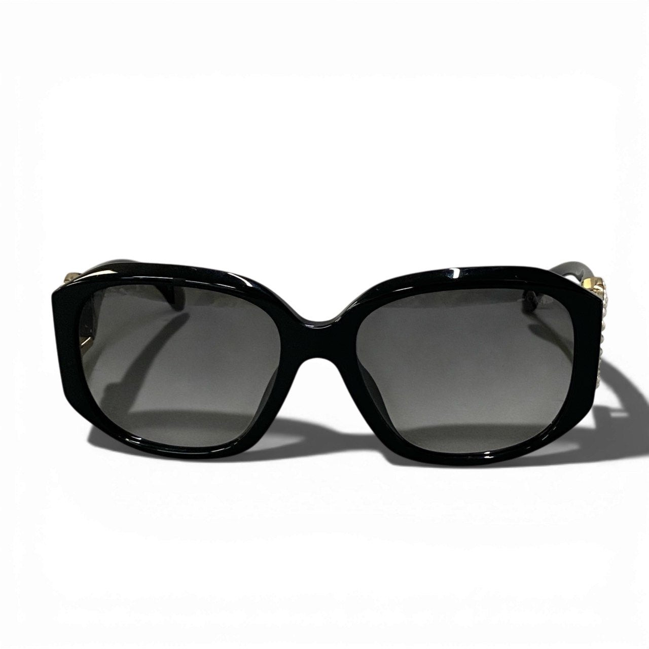 b15 CHANEL シャネル パールココマーク サングラス 小物 71501-A S2271 ブラック レディースta1