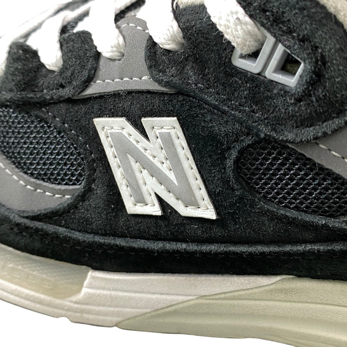 1g1 new balance ニューバランス Made in USA 992 Core ローカットスニーカー シューズ スエード M922EB 25cm ブラック グレー ホワイト メンズ 紳士靴o07t