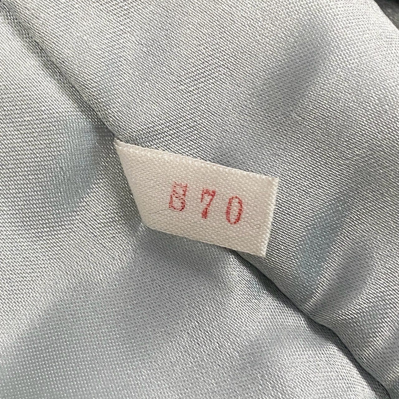 71a15 ブルーフォックス 極厚 ファーコート サイズF ホワイト 本毛皮 Fox Fur Coat ポケット有t18r