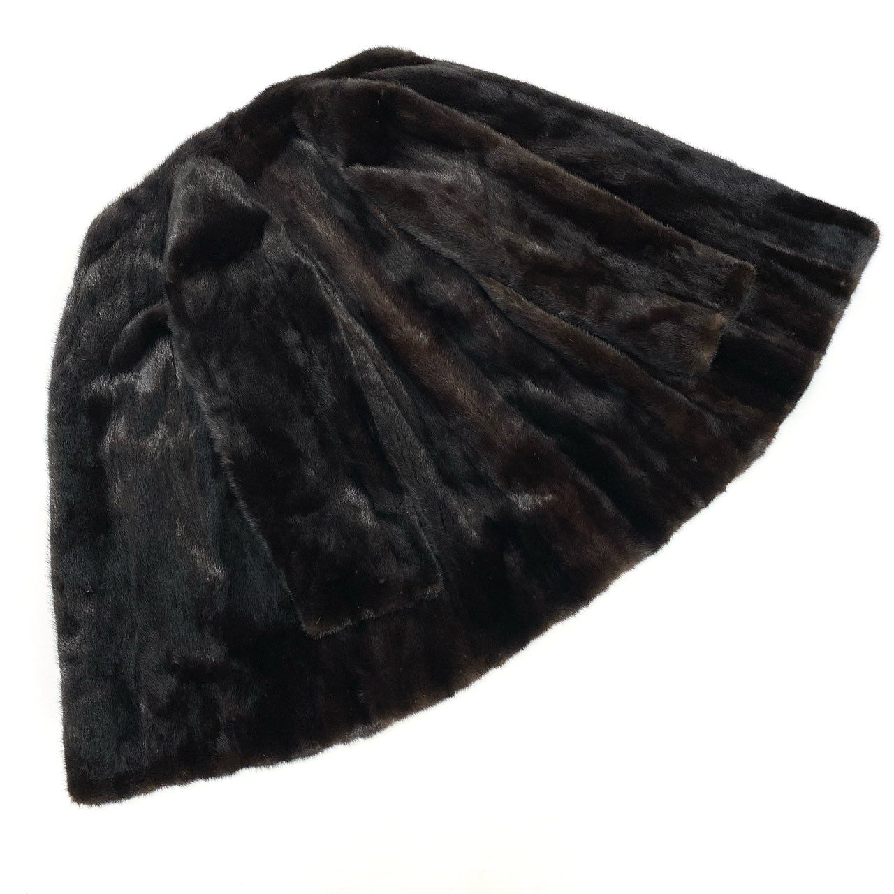 11k28 carven fur カルヴェン ファー マホガニーミンク ミンクコート 毛皮コート セミロングコート ダークブラウン ミンクファー レディースu02t