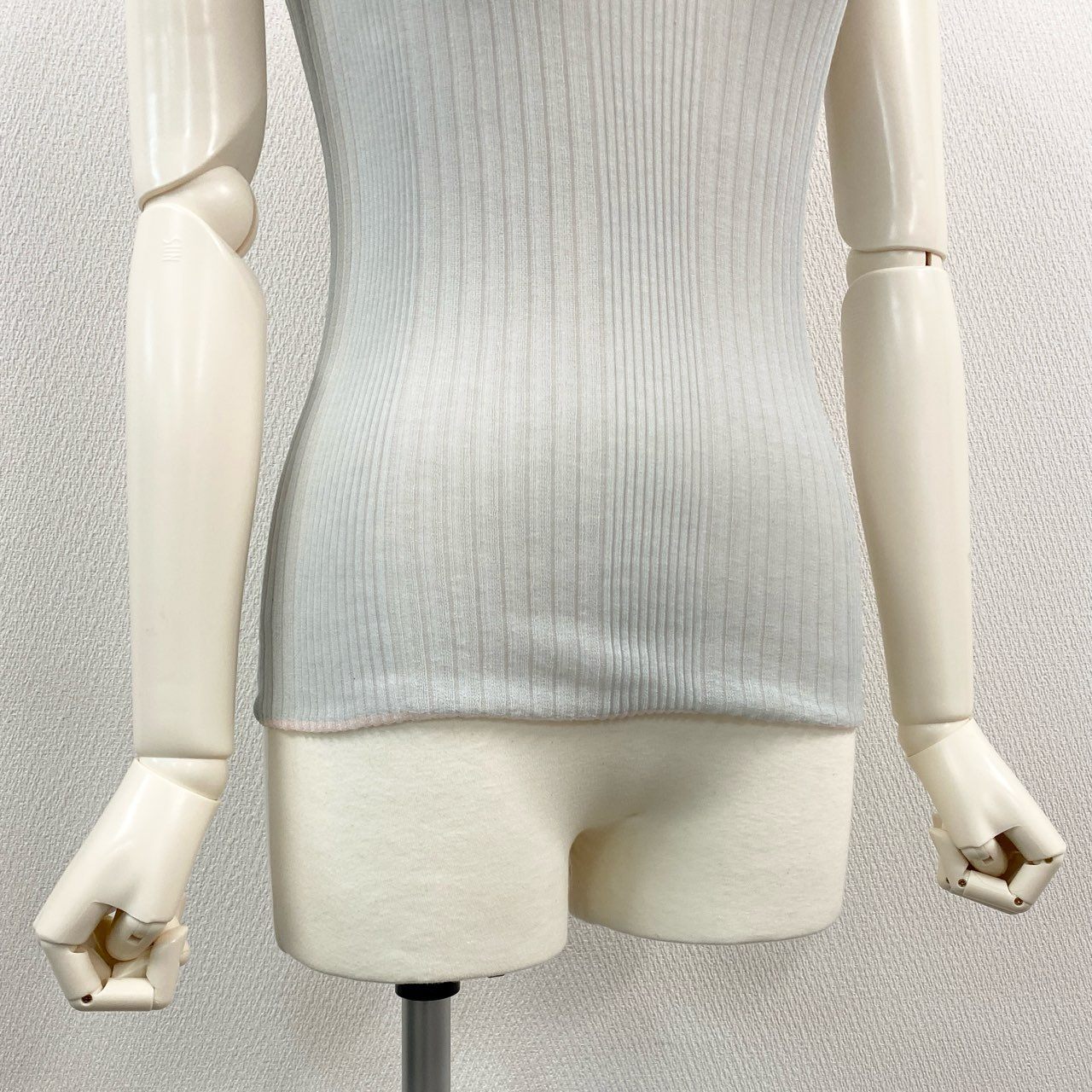 64a15 【美品】CHANEL シャネル P38434 2010年 フロントココマーク リバーシブル タイトニット 半袖ニット サイズ34 レディース 春夏用 トップスta1