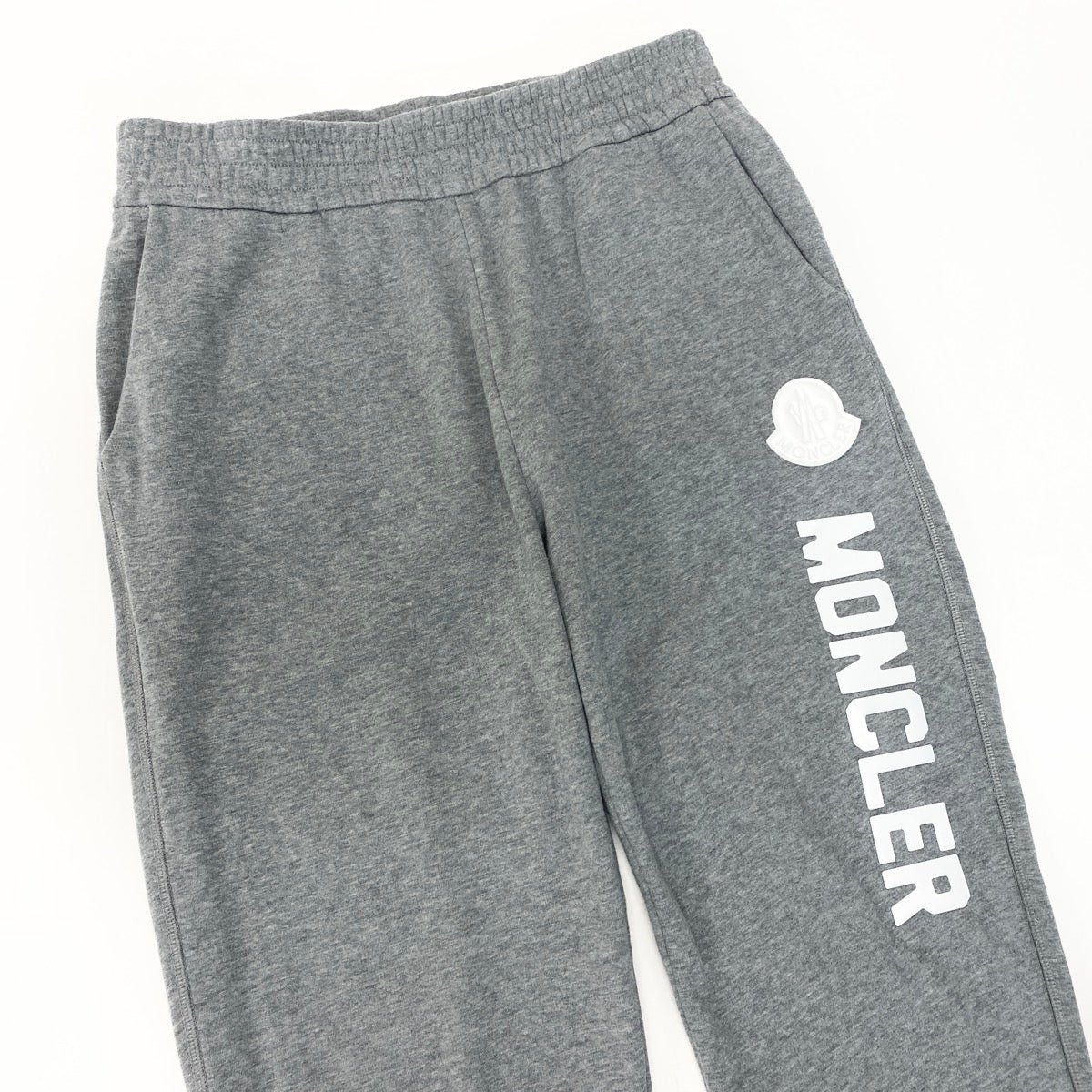 42e13 《美品》 MONCLER モンクレール アイコンロゴ スウェットパンツ サイズM グレー Icon Logo Sweat Pantst18r