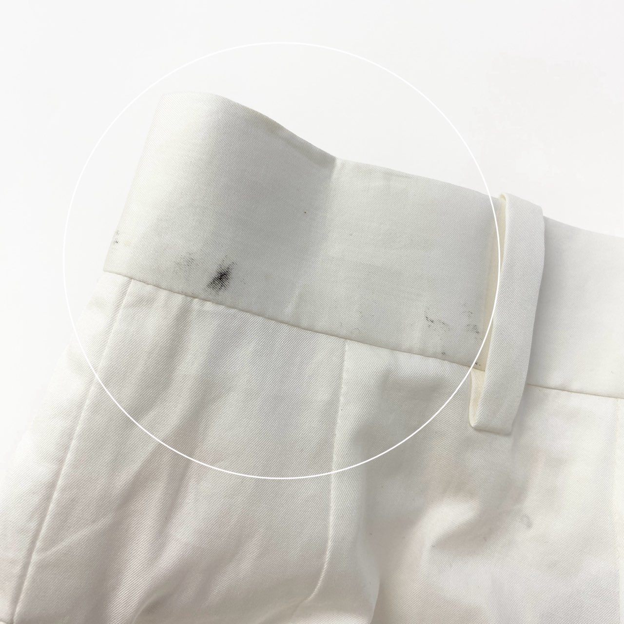 58c5 THE ROW ザロウ ワイドスラックスパンツ コットンパンツ ボトム 2サイズ ホワイト コットン100％ レディース 女性用u02t