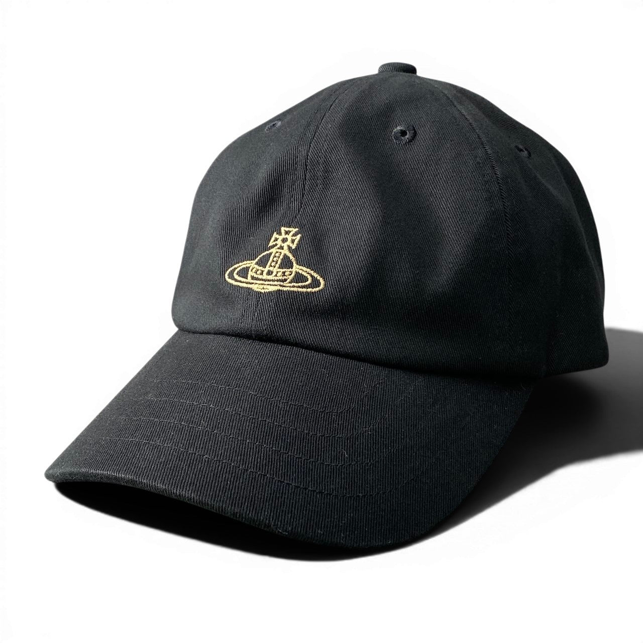 g9 《美品》 Vivienne Westwood ヴィヴィアンウエストウッド オーブ刺繍 キャップ Embroidery ORB Cap サイズF ブラック