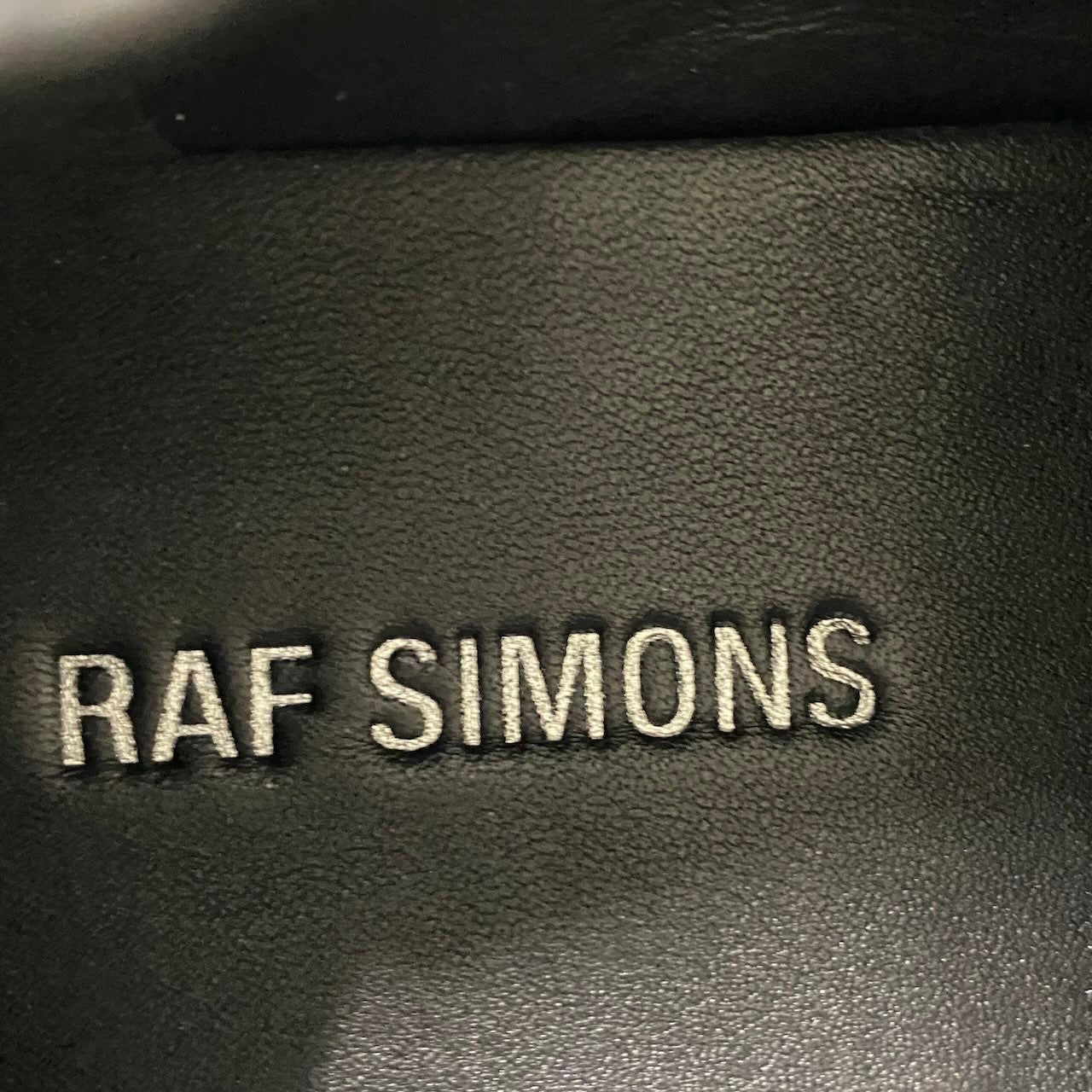 4e21 RAF SIMONS ラフシモンズ RUNNER SOLARIS-22 LOW ナイロン スエード切替 スリッポン メンズ 男性用 箱付き 40 ブラックo07t