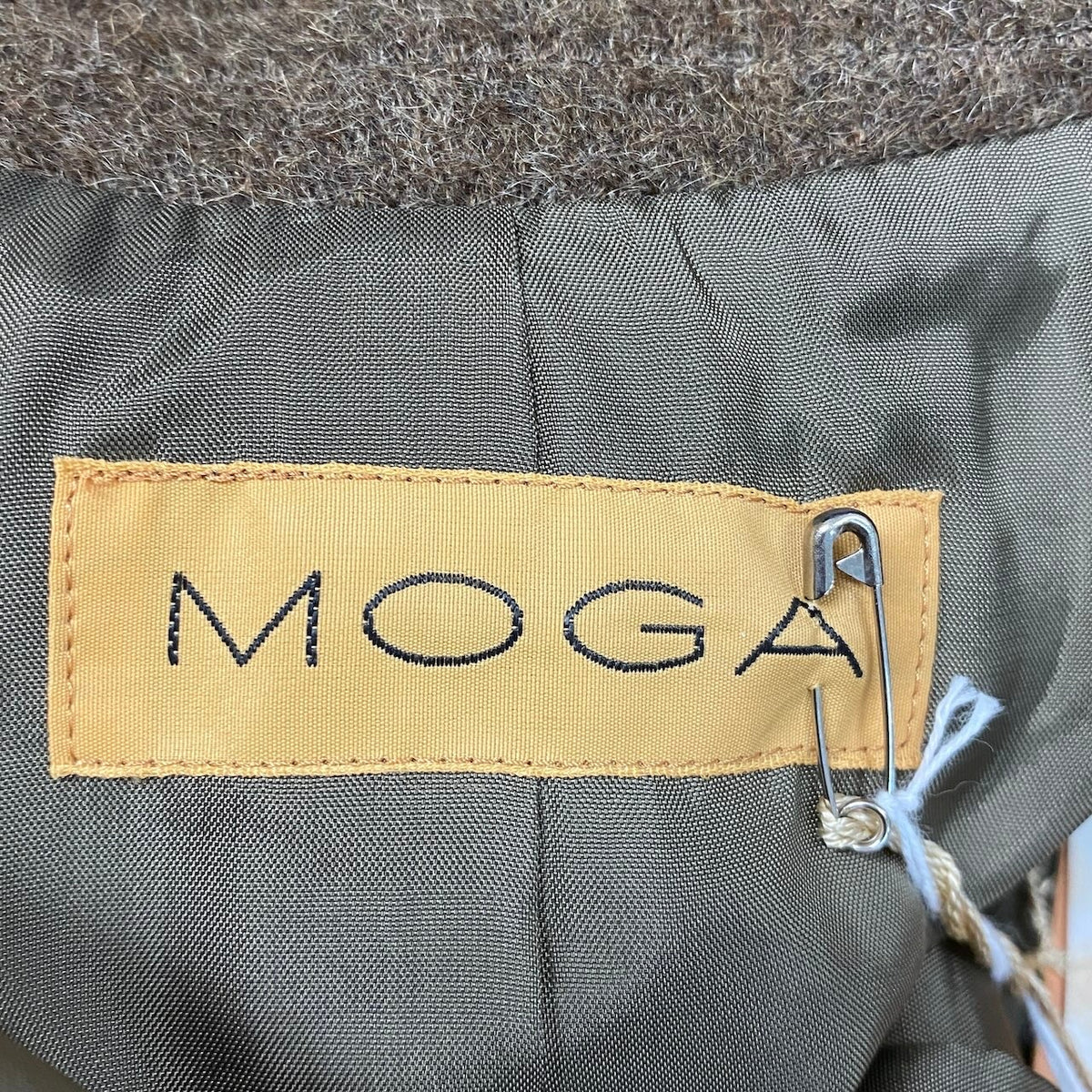 70i14 【極美品】MOGA モガ アルパカコート ウールコート ロングコート 保管品 ブラウン アルパカ100％ レディース 女性用u02t