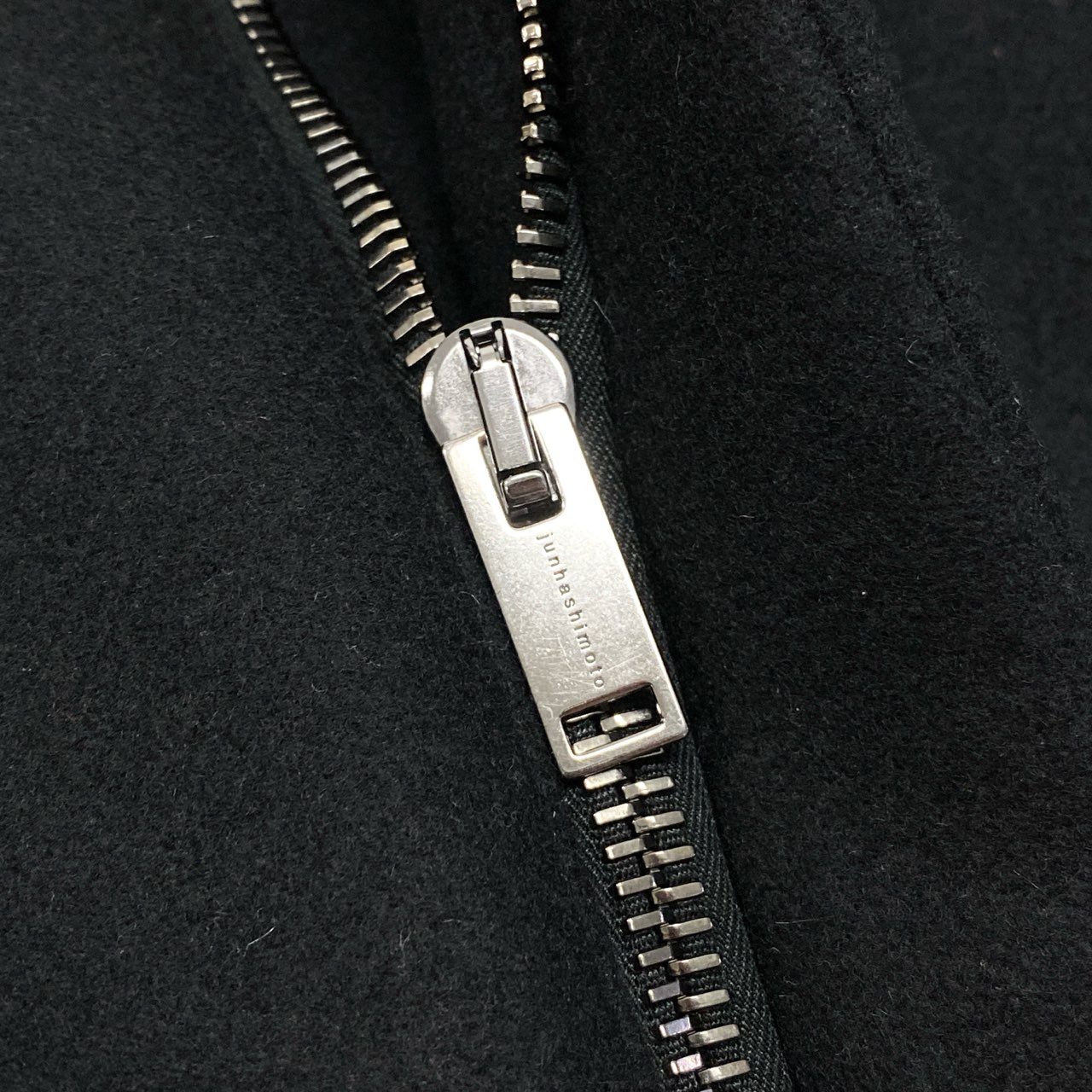 5c3 【美品】JUNHASHIMOTO ジュンハシモト ラップコート カシミヤ混コート フーディーコート アウター 1012120003 5 ブラック メンズ 男性用o07t