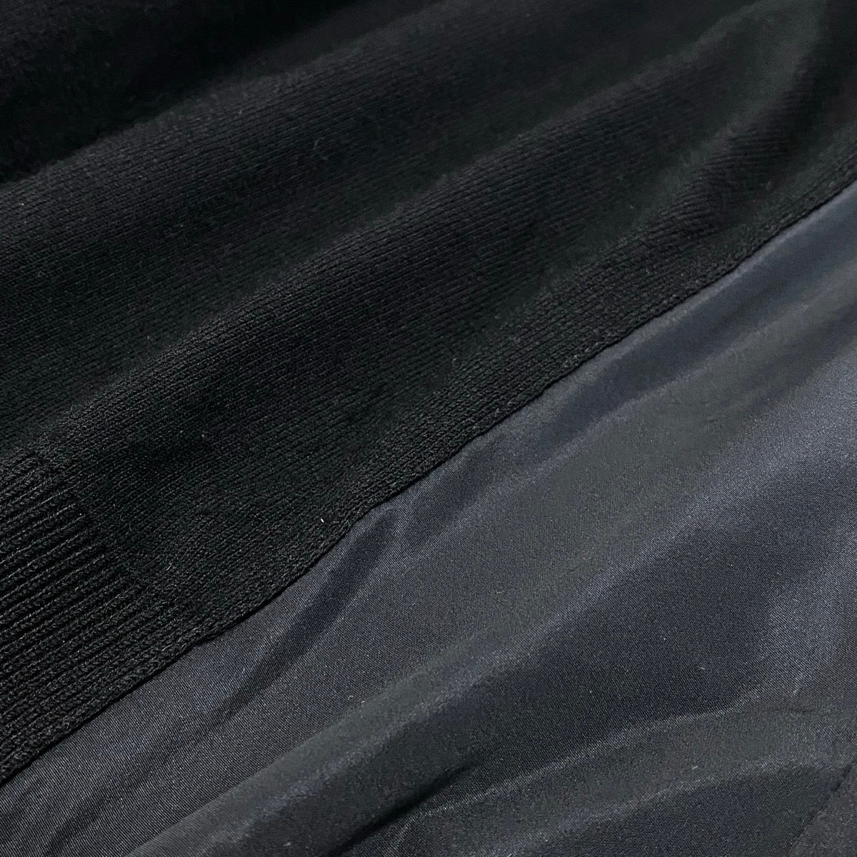 44f18 MONCLER モンクレール MAGLIA TRICOT CARDIGAN ニットカーディガン ペプラム ジップアップ 切替 XS ブラック レディース 女性用t18r