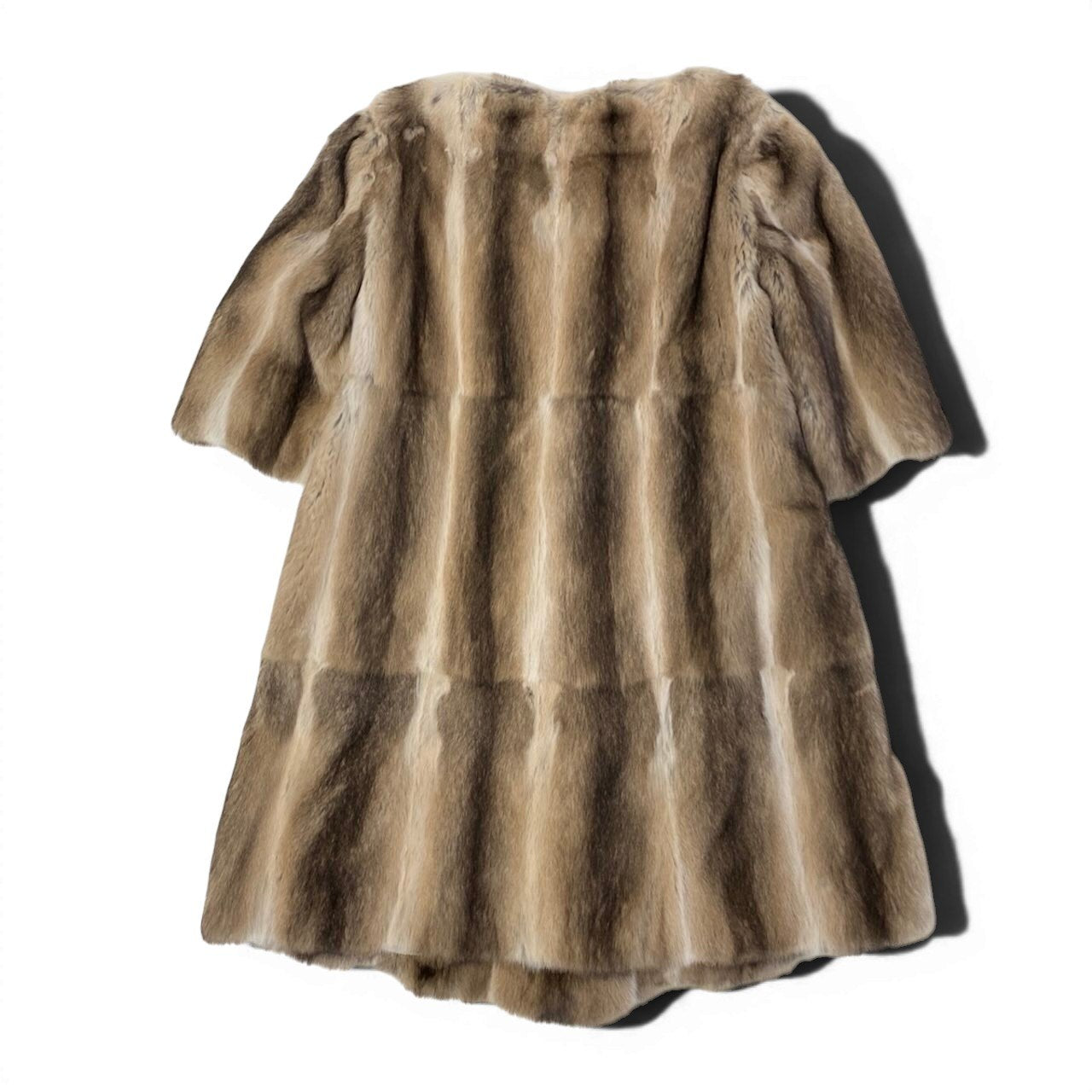 Ef9 【美品】MARNI 毛皮コート ファーコート  40サイズ ブラウン リングテイル レディース 女性用u02t