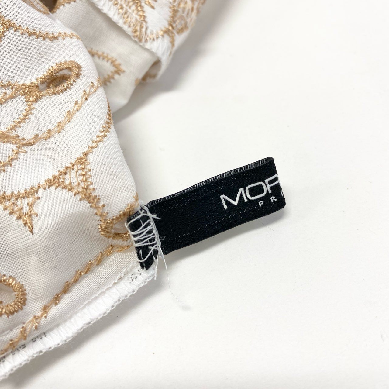 72a28【定価17.6万】MORABITO モラビト 総刺繍 ペチコート付き ロングワンピース 半袖ワンピース サイズ38 ホワイト レディース 女性用k02i