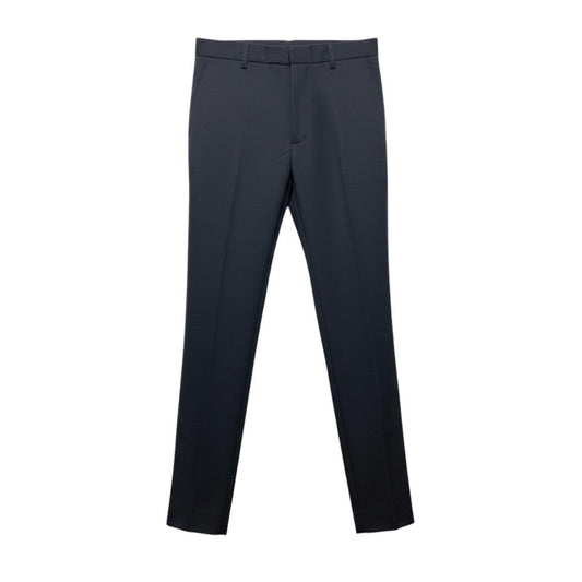 6g18 YUKI HASHIMOTO ユキハシモト 21ss SLIM TROUSERS  スラックスパンツ テーパードパンツ 211-01-0206 サイズ44 ブラック メンズu02t
