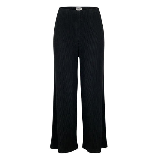 Ai4 ISSEY MIYAKE イッセイミヤケ WHITE LABEL プリーツ ロングパンツ  IM42FF441 サイズ0 ブラック ポリエステル100％ レディースta2