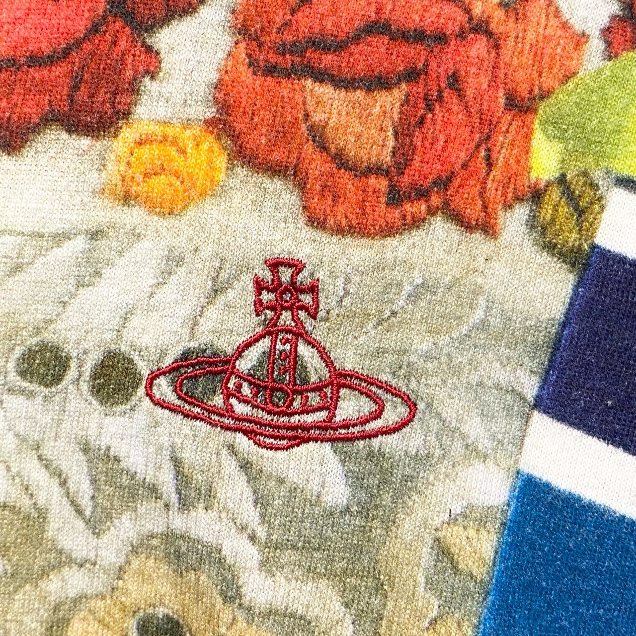 78b26 Vivienne Westwood ヴィヴィアンウエストウッド ムードボード半袖Tシャツ コットンTシャツ 総柄プリント 1612-331022 Mサイズ マルチカラー コットン100％ レディース 女性用u02t