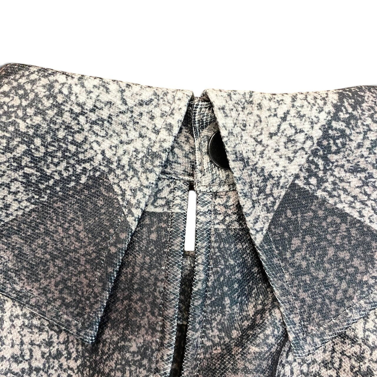 1j22 【美品】FOXEY NEW YORK フォクシーニューヨーク ロングスリーブカットソー 異素材切替 リブニット チェック柄 トップス 38サイズ レディース 女性用u02t